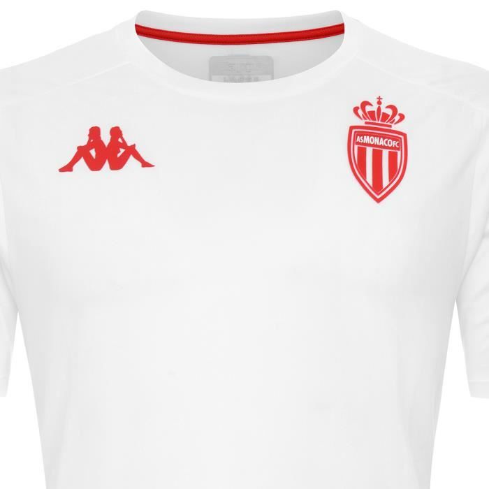Maillot Aboes Pro 4 As Monaco Blanc
