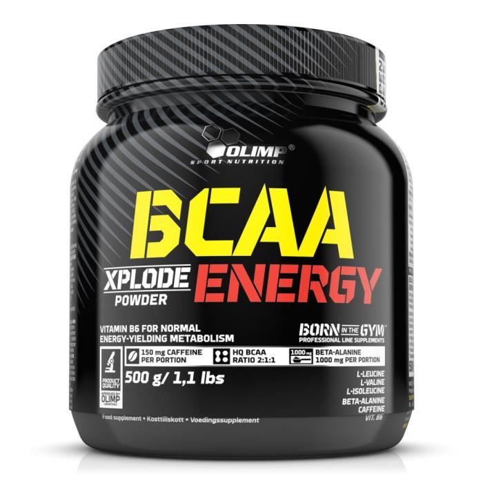 BCAA en poudre BCAA Xplode Powder Energy - Fruit Punch 500g