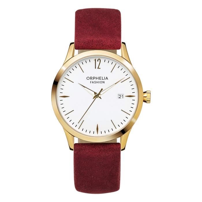 Orphelia Montre Analogique Quartz Femme avec Bracelet en Cuir OF711701