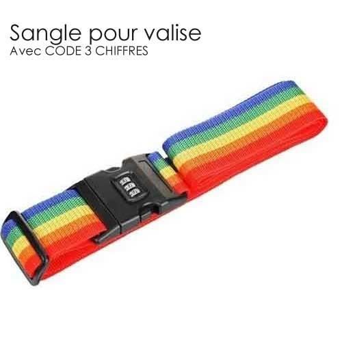 Sangle pour valise a code