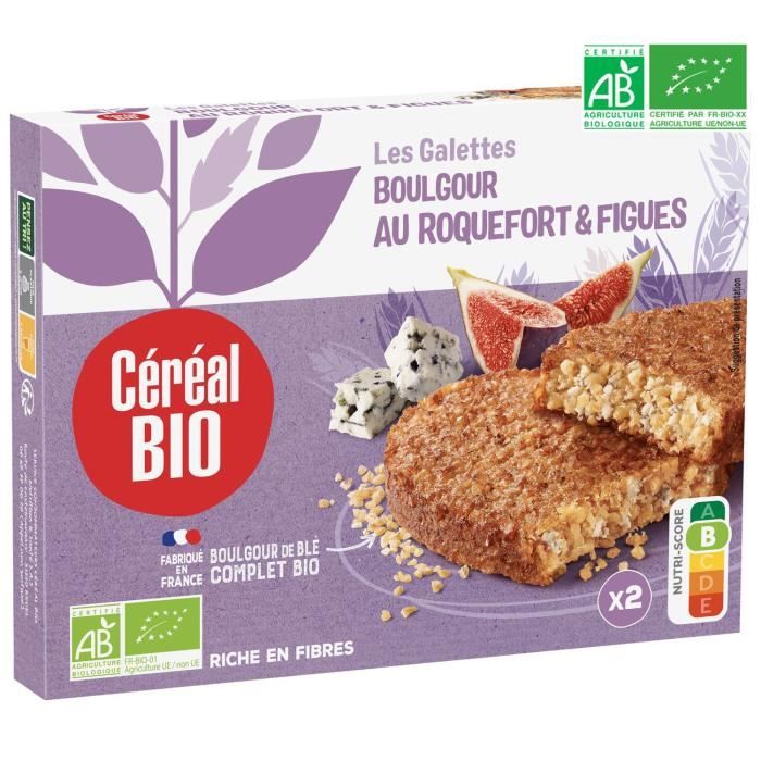 CEREAL BIO Galettes à base de céréales et de fromage Bio - 150 g