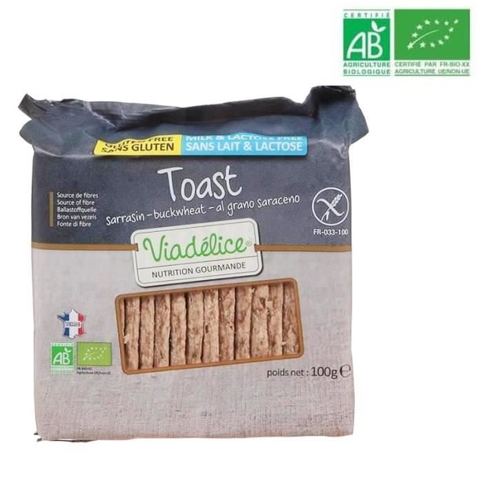 Toast Sarrasin Bio - 100 g