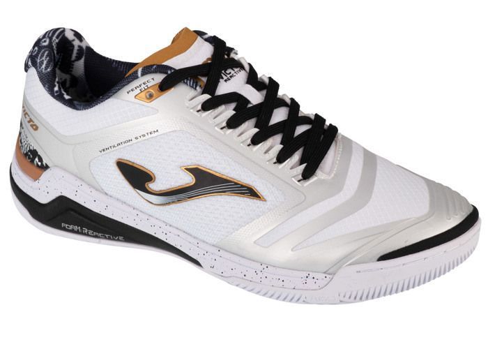 Chaussures Indoor Football Homme Blanc Joma Invicto INVS 24 IN