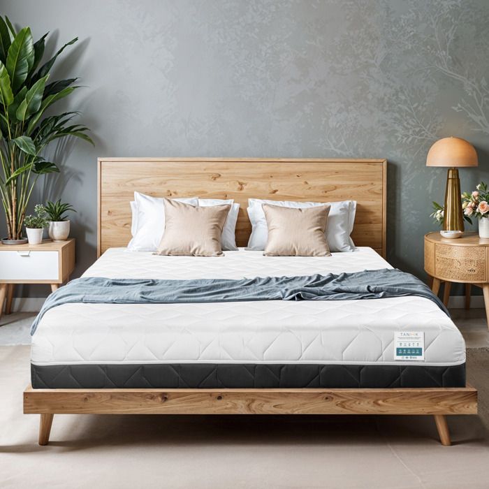 Matelas TANHK de circulation dair frais 160x190 cm Souple à mi-ferme Hypoallergénique Housse amovible Fabriquée en Italie Matelas TANHK de circulation dair frais 160x190 cm Souple à mi-ferme Hypoallergénique Housse amovible Fabriquée en Italie