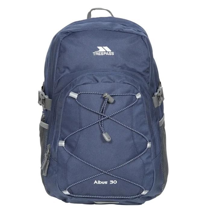 Sac à dos - Trespass - 30L - Compartiments zippés - Poches élastiques - Mixte Sac à dos - Trespass - 30L - Compartiments zippés - Poches élastiques - Mixte