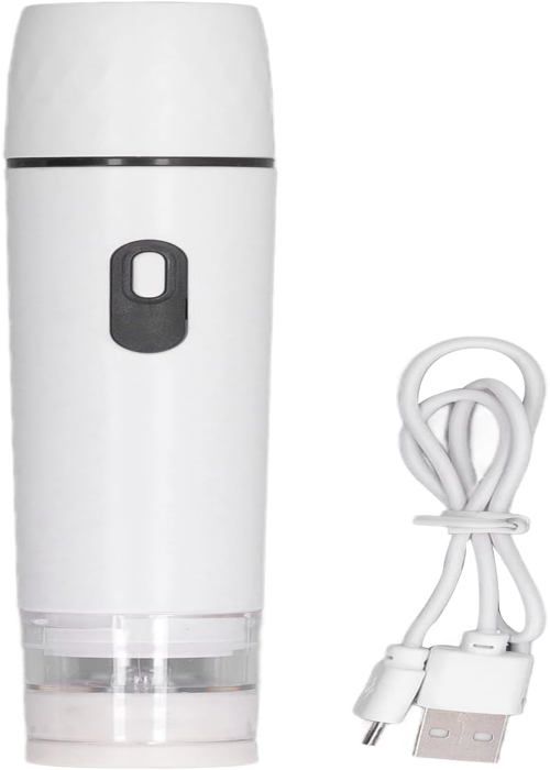 Pompe à Vide Électrique Portable Rechargeable - Aspirateur Pour Sacs De Rangement - Blanc - Batterie 800mAh