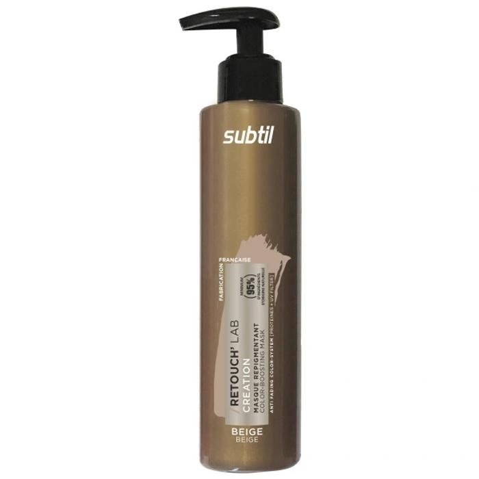 Masque repigmentant SUBTIL RetouchLab Beige — 195 ml soin couleur 95% dingrédients naturels