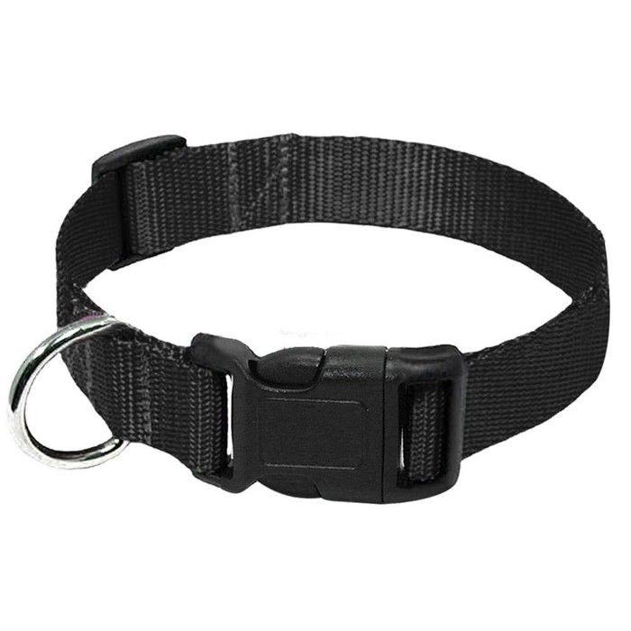 Comparer les prix de Collier pour chien,réglable, nylon,pour petits et grands chiens,chiots et chats, disponible en plusieurs coloris et tailles,noir,M