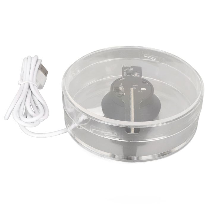 OMABETA Ventilateur holographique LED WiFi Contrôle APP Haut-Parleur Intégré 48 LEDs - Omabeta