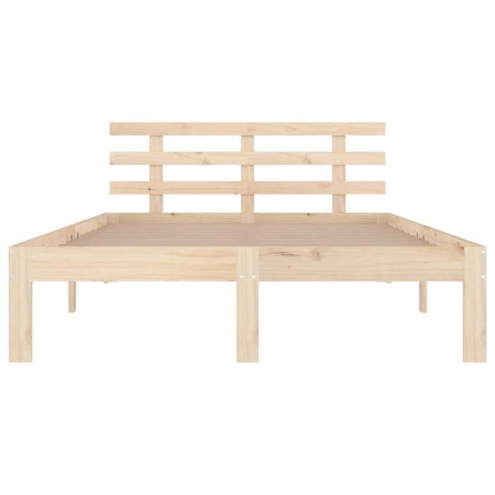 RUIG - TOP Meuble de Couchage - SHELD - Cadre de lit Double - cadre solide - sans matelas - 140x190cm 448691 8121