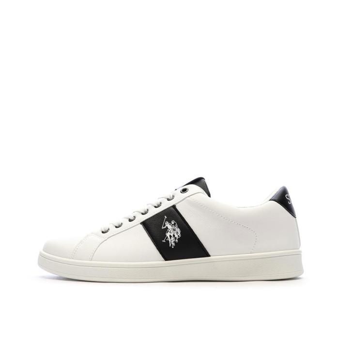 Baskets Blanches/Noires Homme US Polo ASSN High-top