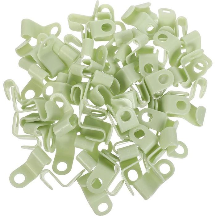 50pcs Crochets connecteurs pour cintres - Gain de place Empilables - Organisateur garde robe