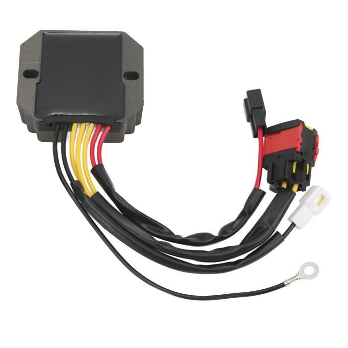 Jauge De Batterie LED Digital 12V-60V - Voltmètre Moto Marine Avec Indicateur De Charge Rouge