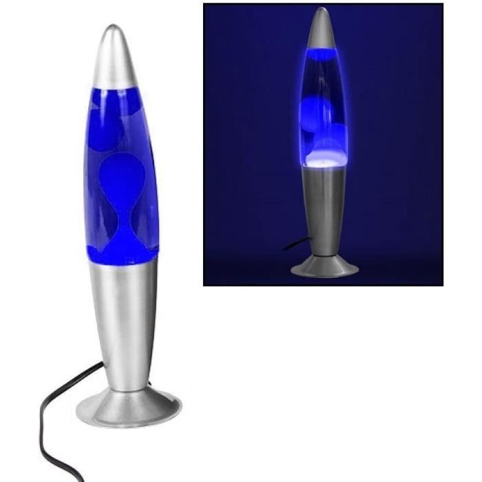 Lava Lamp Ajacxet Lampe à Lave Rétro Classique U2013 Lampe Décorative Violette Et Jaune Pour Enfants Et Adultes U2013 34 Cm, Alm Avec 1 Ampoule R32 - Maison Lampe A Lave
