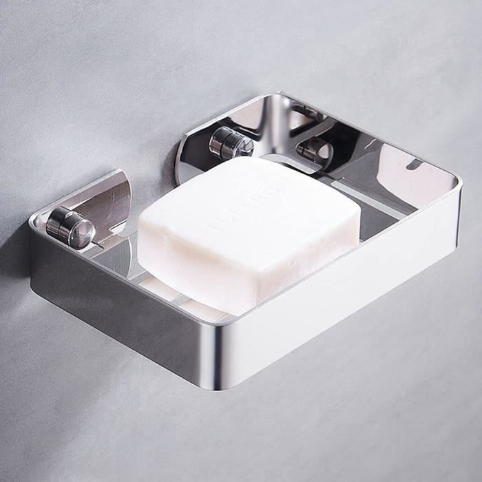 Porte-savon En Céramique Rose Avec égouttoir - Grand Format Pour Barre De Savon - Pour Salle De Bain, Cuisine, évier - Dimensions 13,3 X 9,5 X 3,3 Cm