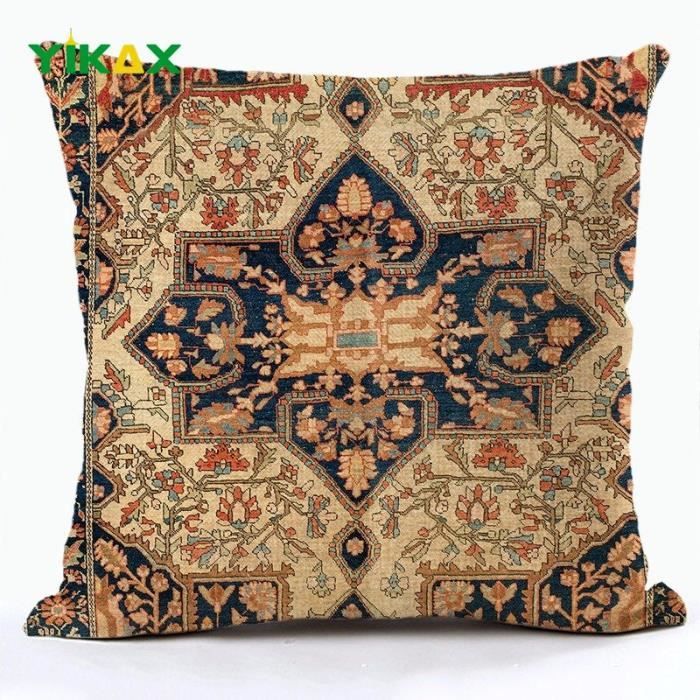 4 Housses De Coussin 60x60cm Lin Et Coton Gris - Déco Salon, Canapé, Extérieur