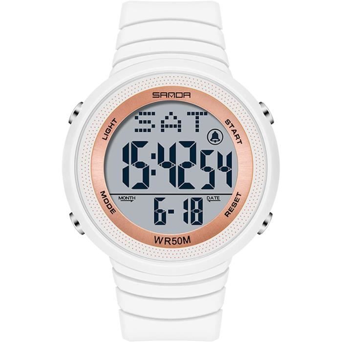 Montre double affichage femme sale