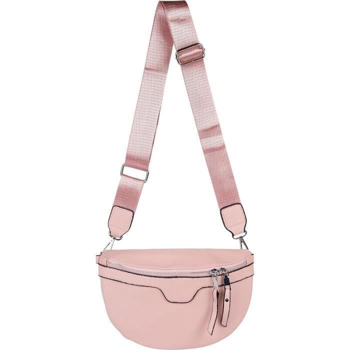 Sac Bandoulière River Island Monogramme Ri - Beige Simili Cuir - Occasion TB État