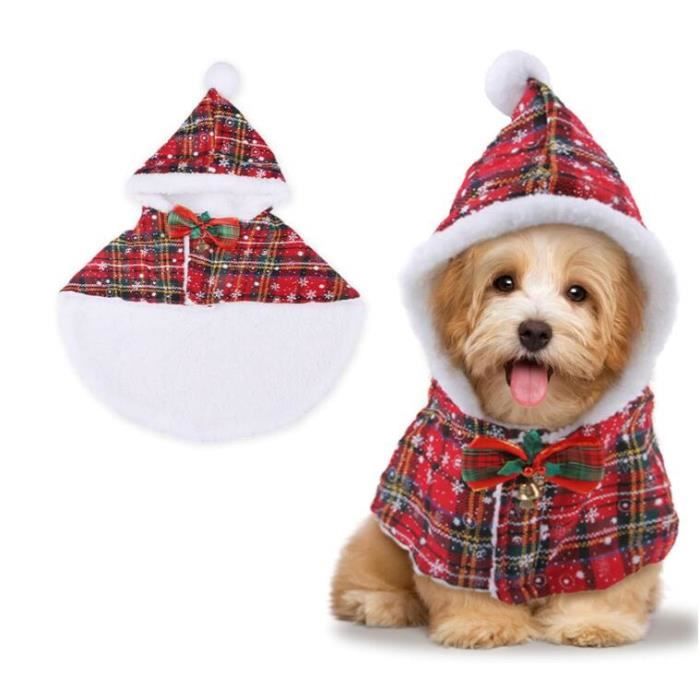 Déguisement de chien de noël,habillage de Noël pour animaux de