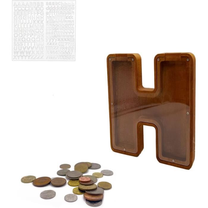 Omedecal Tirelire Economie Enfant Adulte Boite En Bois