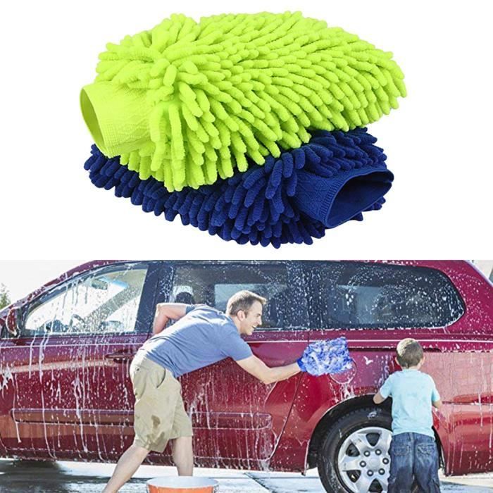 2 Pièces Peau De Chamois Chiffon Sec Doux Et Très Absorbant - 60x40cm Pour Voiture, Vitres Et Surfaces
