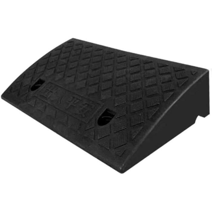 Rampe D'accès Jeu De 2 Plastique Lourdes Charges 3T Rampe De Bordure Rampe De Levage Noir 70678204