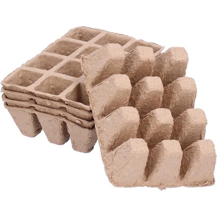 YARNOW Plateaux de culture en feuilles de papier pour semis - Non YARNOW Plateaux de culture en feuilles de papier pour semis - Non