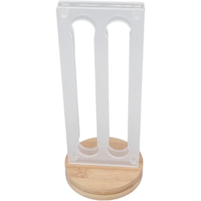 Panier à Dosettes De Café Décoratif - Porte-Capsules En Fil Métal Antirouille Avec Base Bois, Idéal Pour Cuisine Et Comptoir
