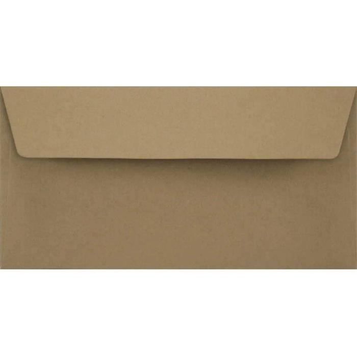 Enveloppes Environnement Sable avec Film étoiles dorées 25 Stück DIN B6 