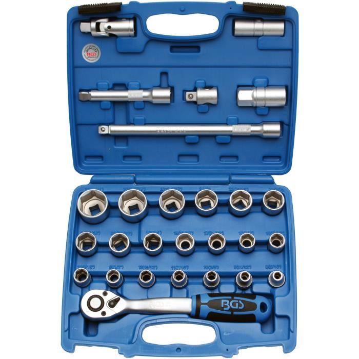 BGS 1 X Carré 1//4/" à 8 mm//5//16/" Hex embout Adaptateur Douille Porte-embout TUV