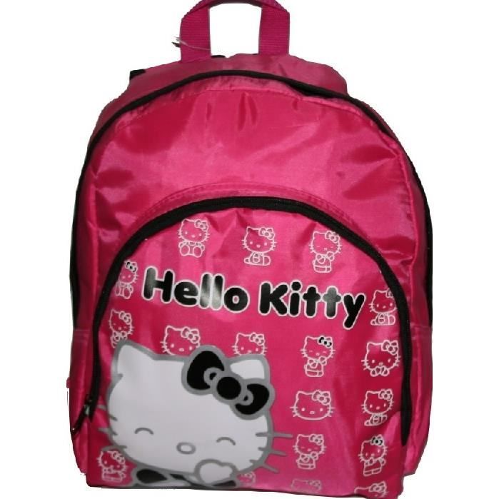 Sac Bandoulière Hello Kitty Avec Compartiment Tablette - Gris - Occasion