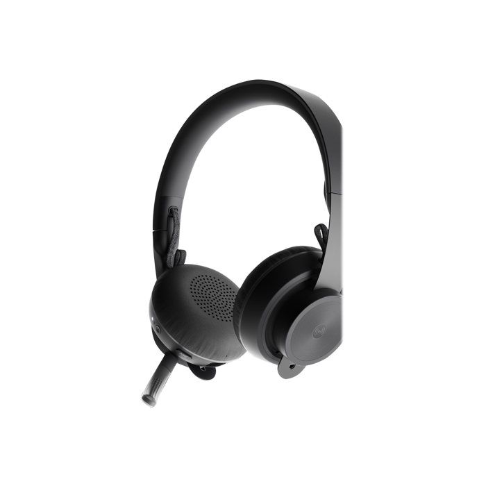 Casque micro sans fil - Logitech - Zone Wireless Teams - Noir - Stéréo - Suppresseur de bruit actif