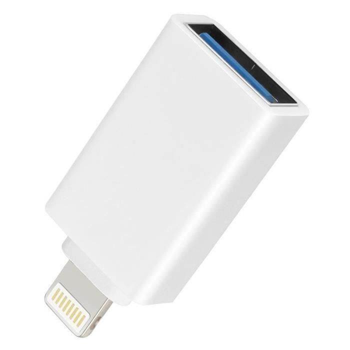 Adaptateur OTG 8 broches vers USB 3.0 pour iPad iPhone Cdiscount Informatique