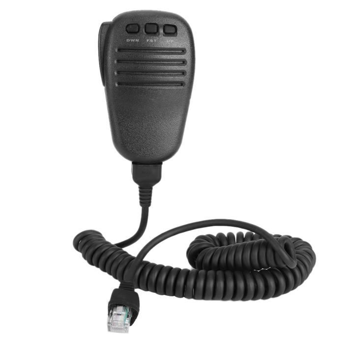 YICUI Mh-31A8J Microphone À Main Haut-Parleur Adapté Pour Ft-817/Ft-900/Ft-450D Radio Bidirectionnelle De Voiture