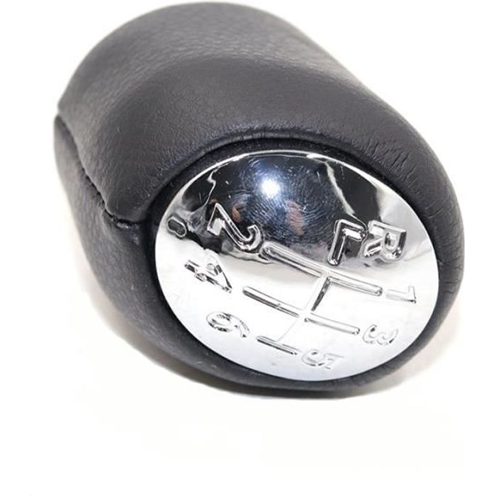 Pommeau Levier Vitesse 6 Vitesses Mini Cooper F54 F55 F56 F57 F60 | Noir Cuir Synthétique | Design Ergonomique