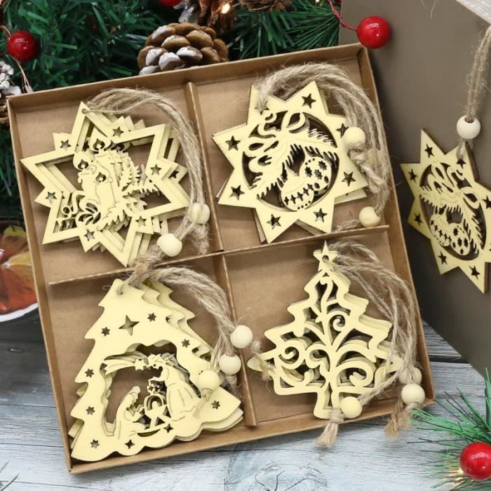 Oefntac Décorations de Noël Tourbillon Suspendu, 12 Pcs Tourbillon Suspendu en Aluminium pour Plafond Fête au Jardin