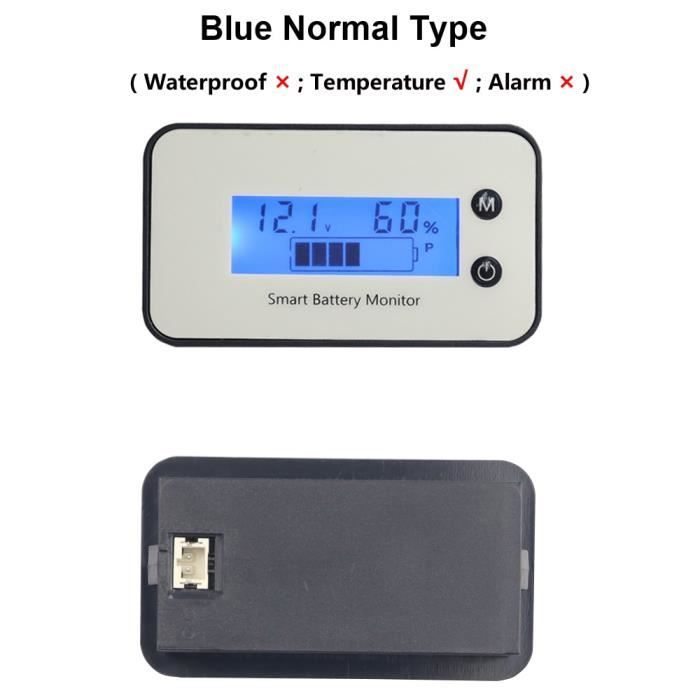 Type normal bleu - Testeur de capacité de batterie au Lithium DC 7 100V,  voltmètre numérique pour batterie au