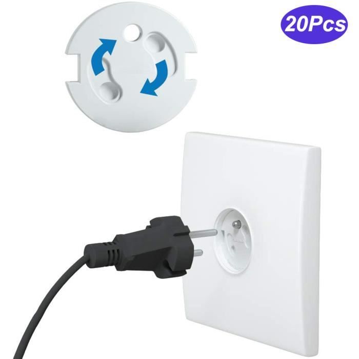 Cache Interrupteur Mural, Type 86 Cache Prise Murale Double, Protege