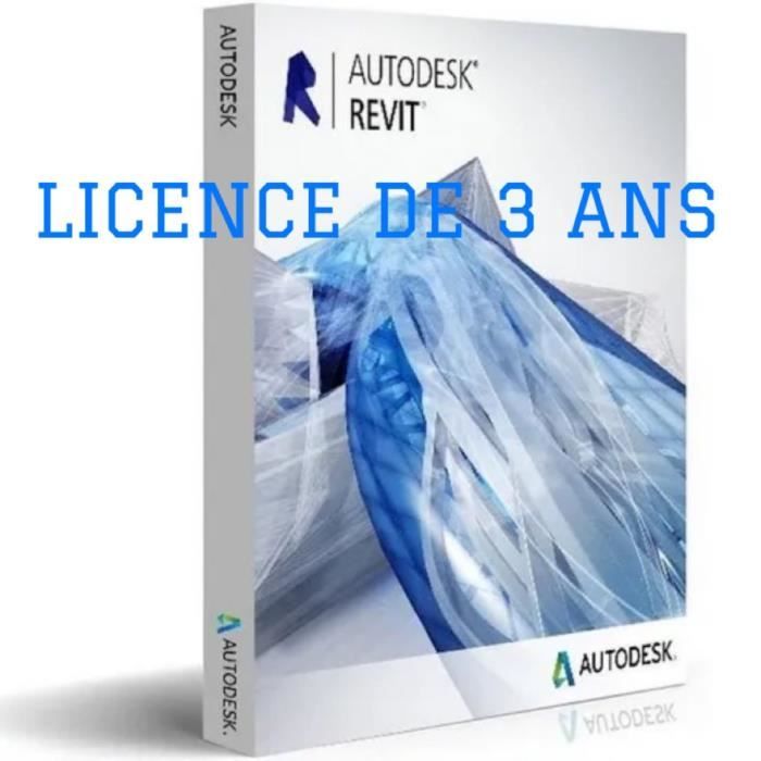 Autodesk Révit LICENCE DE 3 ANS - officielle- clé d'activation