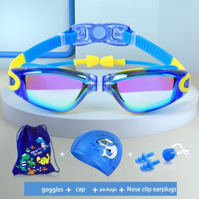 Lunettes De Natation Enfant Lobyoh Lot De 2 - Bleu & Rose - Neuf