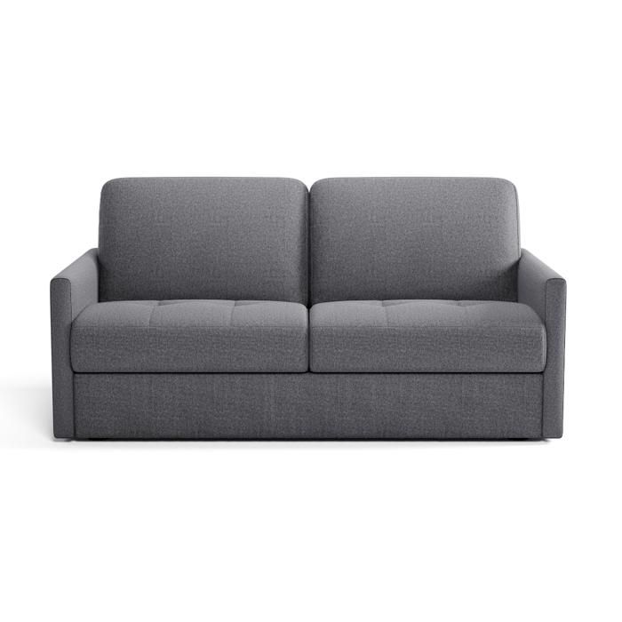 CALICOSY - Canapé 3 places convertible en tissu Matelas 14cm - COSENZA - Gris CALICOSY - Canapé 3 places convertible en tissu Matelas 14cm - COSENZA - Gris