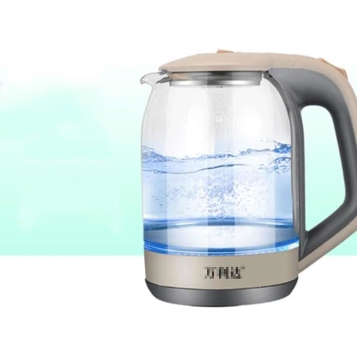 Bouilloire sans fil - Adler - Acier inoxydable - 2000 W - 1,7 L - Éclairage LED