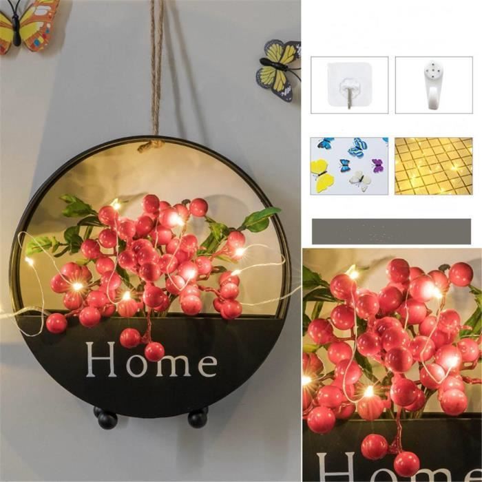 Wandmontierter Blumentopf Aus Rattan-Design – Mit Automatischem Bewässerungssystem, PP-Material