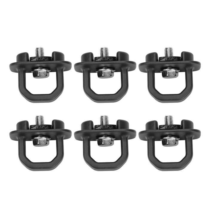 Lot De 6 Ancrages D'arrimage Pour Polaris Ranger Et General - Galvanisés, Anti-rouille, Trou De 4,2 Cm