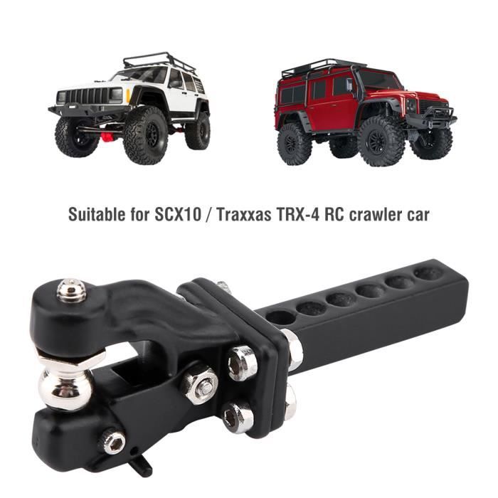 Support Servo 2 Vitesses Pour Traxxas TRX-4 - Alliage Usiné Noir - Marque Integy