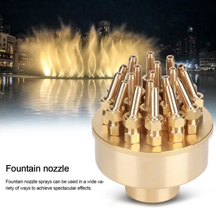 Buse Fontaine Jardin En Laiton Okuyonic - Jet D'Eau Multi-trous Pour Fontaine Et Bassin