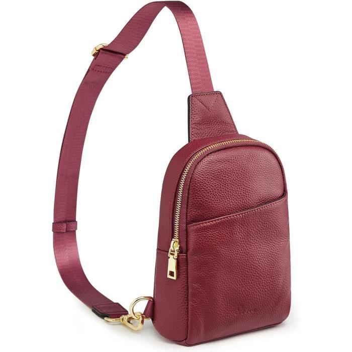 Lollanda Sac De Poitrine Protection RFID Étanche - Porte-Monnaie Voyage Avec Sangle Réglable