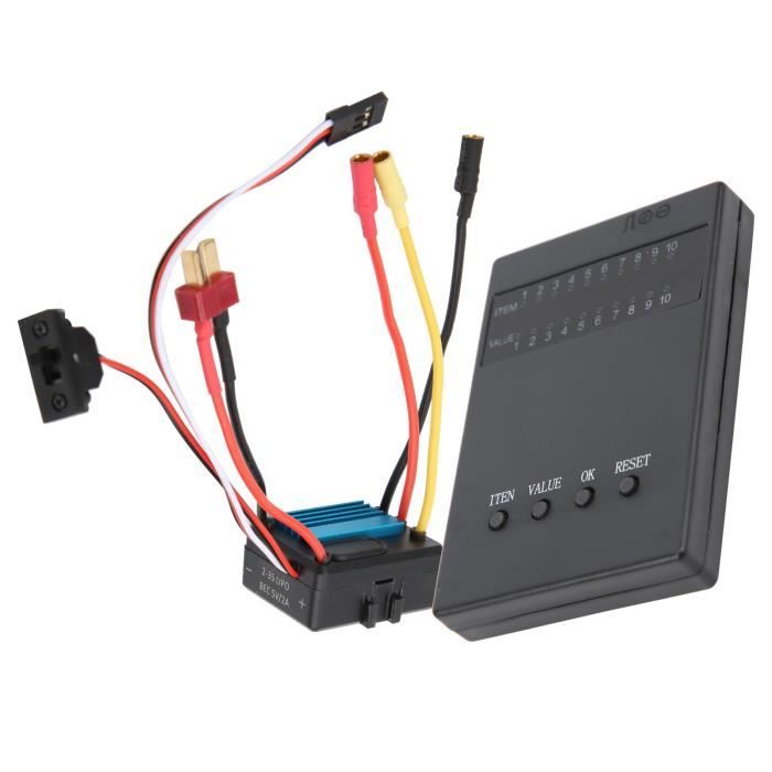 Contrôleur De Vitesse électronique, Anti-poussière 150 A Sans Balais Esc Dissipation Thermique Tanche Pour Voiture 1 8 Rc