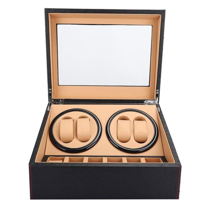 Boîte De Remontoir Automatique Pour 13 Montres - Moteur Silencieux Mabuchi, Vitrine Luxueuse Et Sécurisée