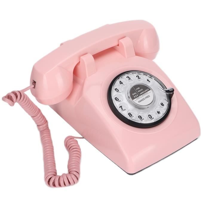 Ancien téléphone noir à cadran rotatif métal Bakélite RTT 56B Ancien téléphone noir à cadran rotatif métal Bakélite RTT 56B